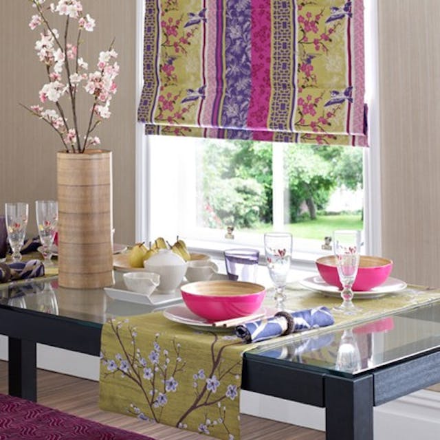 Own Fabric Roman Blinds